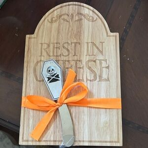 Halloween Cheese Board with Knife